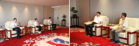 陕西服装学院及五零五药业吕明董事长一行到访PT视讯(中国区)官网股份 陕西服装学院及五零五药业吕明董事长一行到访PT视讯(中国区)官网股份