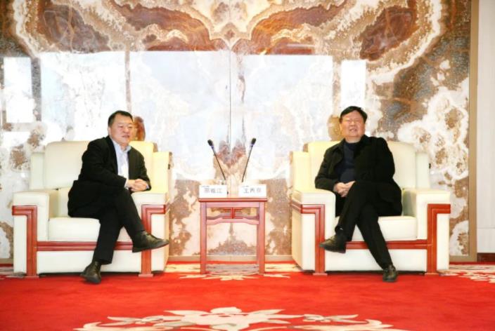 人民美术家、陕西省美术家协会名誉主席王西京莅临PT视讯(中国区)官网股份考察交流